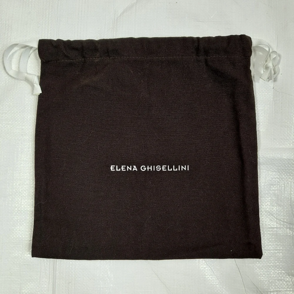 Elena Ghisellini Brown Drawstring Dust Cover Bag
